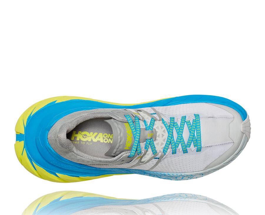 Trail Shoes Womens - Hoka One One TenNine - Grey - QNXWHDA-75